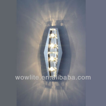 WOWLITE crystal glass sconce lamp in chromed finish B1184-4