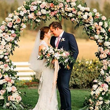 Customized Semi-Circle Gold Metal Balloon Backdrop for Weddings and Parties