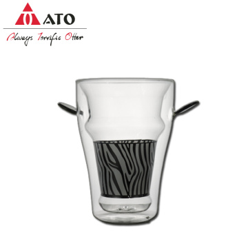 Ato Modern Glass Cup Tea Coffee Closp Mug