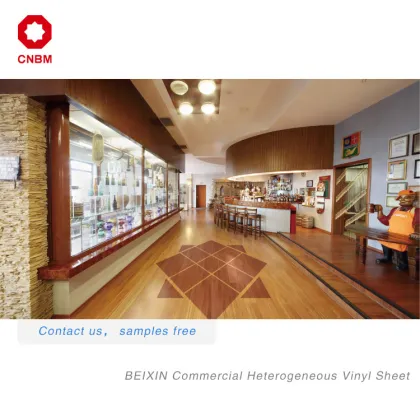 BEIXIN 2mm-3mm PUR Coating PVC Vinyl Flooring - Waterproof for Kids/Office/Kindergarten