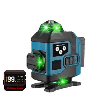 Lithium Battery Powered 360 Degree Self-Leveling Indoor Laser Level