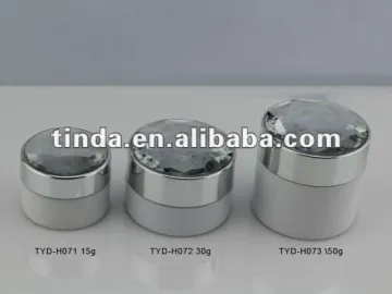 15ml 50ml 80ml Clear PETG Cosmetic Jars Containers