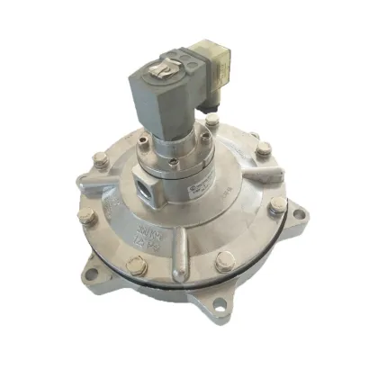 Right angle airflow control solenoid valve