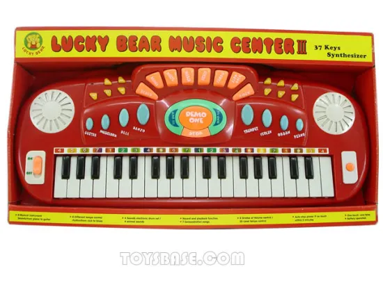 Toy Keyboard : 37 Keys Lucky Bear Musical Center  MEC59486