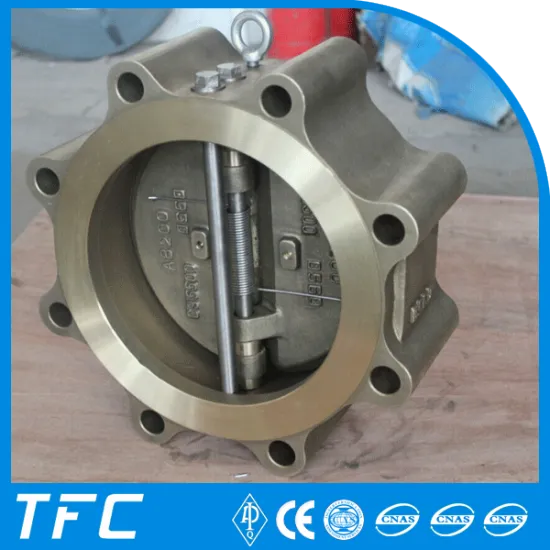 lug type aluminum bronze duo check valve