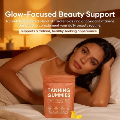 OEM Supplement Antioxidant Protect Skin Tanning Gummies