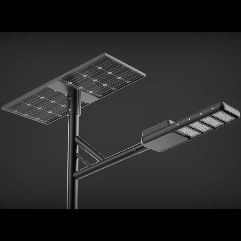 Solar-Powered LED Street Light 80W 170lm/W