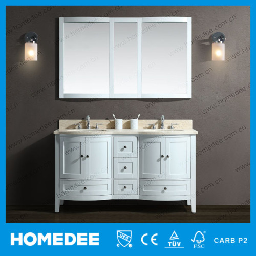 Modern Solid Wood Tall Bathroom Cabinet