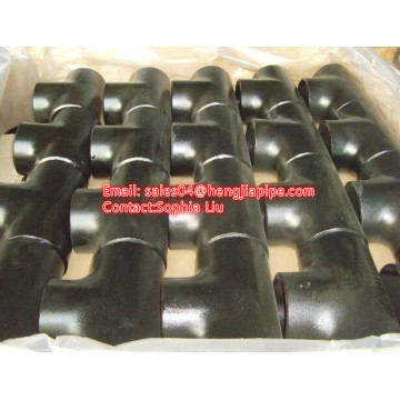 Carbon steel pipe tee SCH40 butt weld fittings