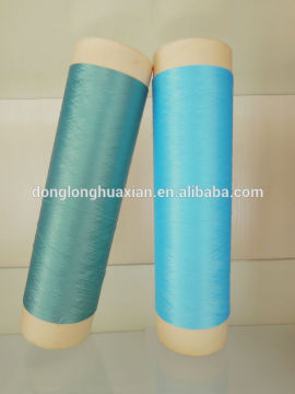 dope dyed dty 150 48 polyester yarn colorful