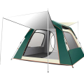 Новый полный автоматический кемпинг с четырьмя углублениями палатка на открытом воздухе сгущенным дождем.