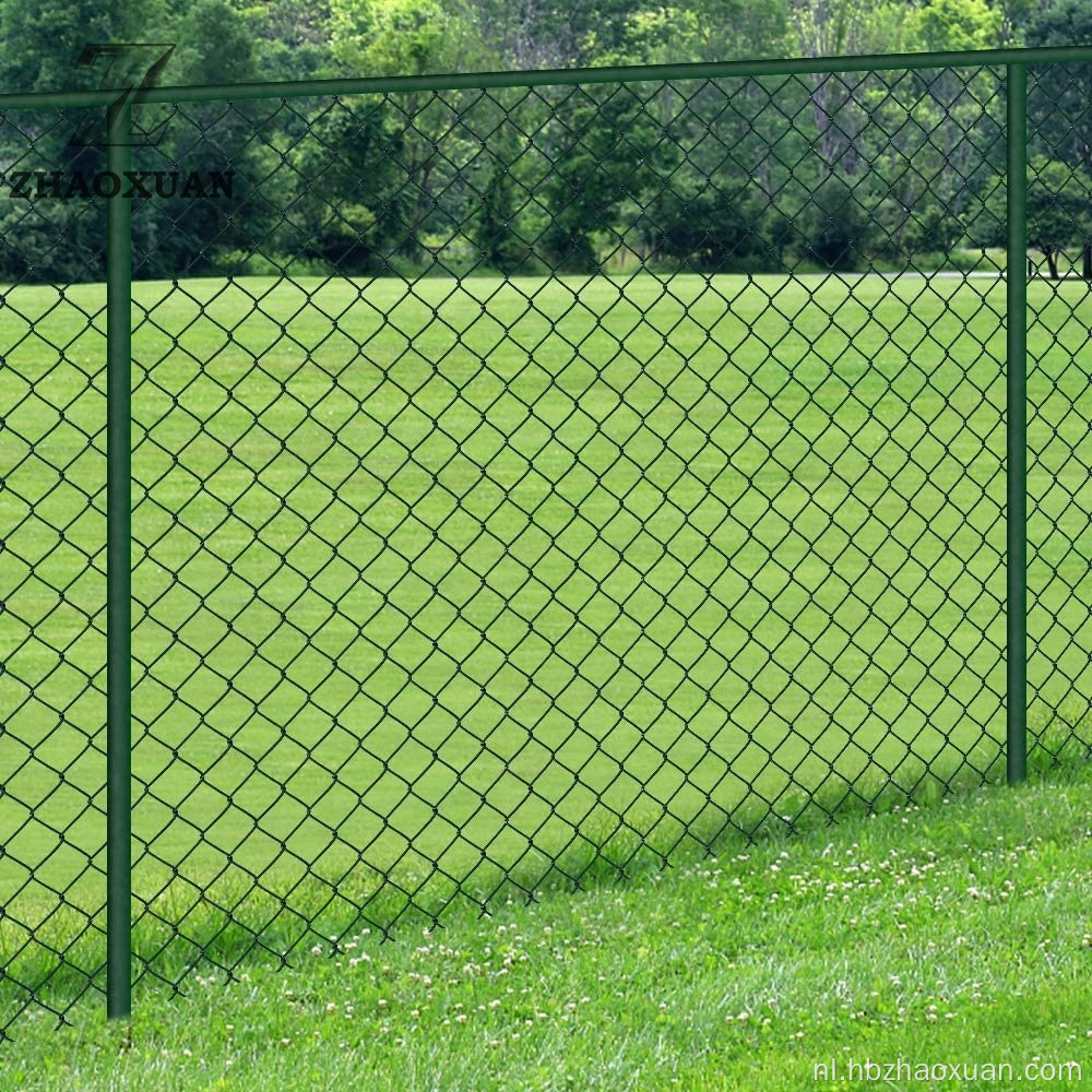 Zwart vinyl gecoate 5 voet ketting link hek