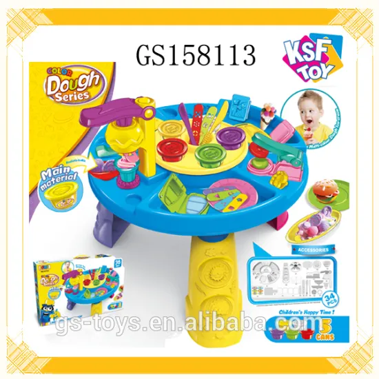 Color Dough Series Soft Color Mud Play Table