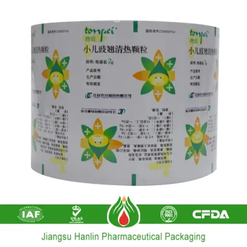 Soft pharmaceutical packaging aluminum foil composited Film