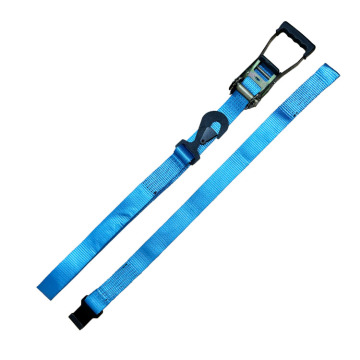 2" Cargo Control Ratchet Tie Down Lashing Strap with Sewn Loop and Snap Hook: Secure Shipping Solution