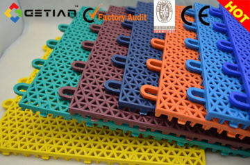 Colorful Non-fade Comfortable Recyclable Pp Table Tennis Flooring, Gym Floor Cover Mat