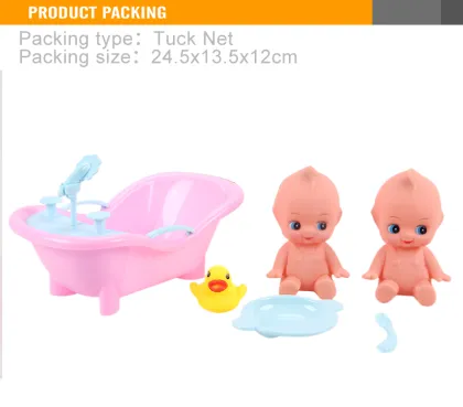 7 inch small plastic doll baby angel doll