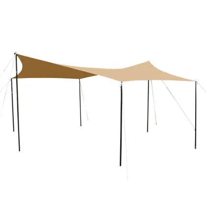 SunShade Tent: UV Protection Waterproof Canvas Tents for Outdoor Camping and Beach