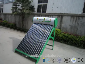 Compact Unpressurized Thermosyphon Vacuum Tube Solar Water Heater