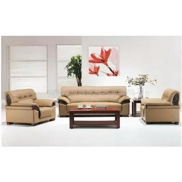 DIOUS fashion cow leather/PU office sofa set(1+1+3)
