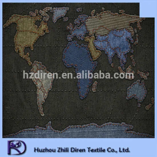 100% Cotton non-stretch Ring yarn denim fabric for wholesale knit fabric