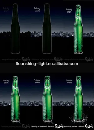 Custom Commercial Electric Light Animation Poster / Display Poster / Sound Activated Poster