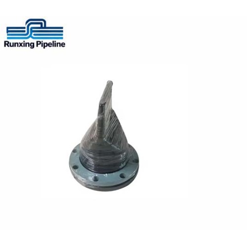 一方向流フランジ一体型ダックビル逆止弁