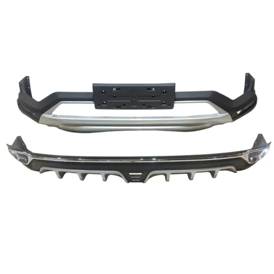 Carbon Fiber Front Bumper Lip Spoiler with Chrome Stripe for Mitsubishi Eclipse Cross