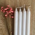Kinesisk Supply White Plain Pillar Candles