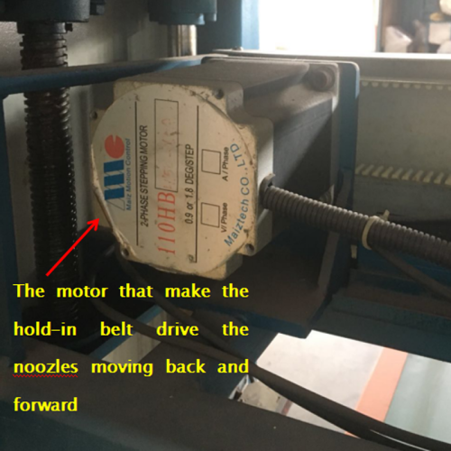 Máquina aplicadora de adhesivo termofusible