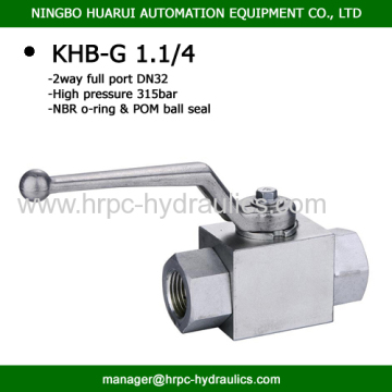 Hrpc Brand Threaded Type High Pressure Ball Valve 