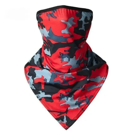Outdoor Riding Scarf Sunscreen Breathing Face Cover Scarf Bicycle Half Face Scarf Face Masks
