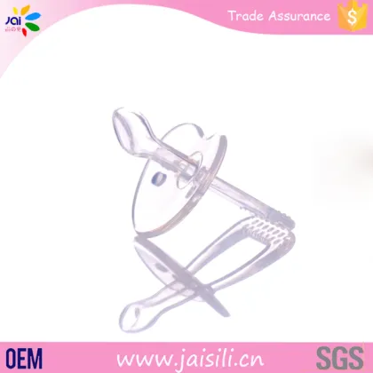 new 2016 silicone baby transparent pacifier baby care products