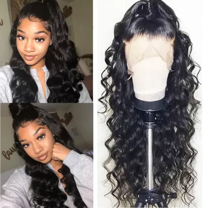 braids wigs human hair lace front wigs deep wave human hair blonde u part wig human hair