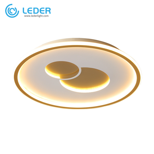LEDER Golden Bedroom Ceiling Lamps