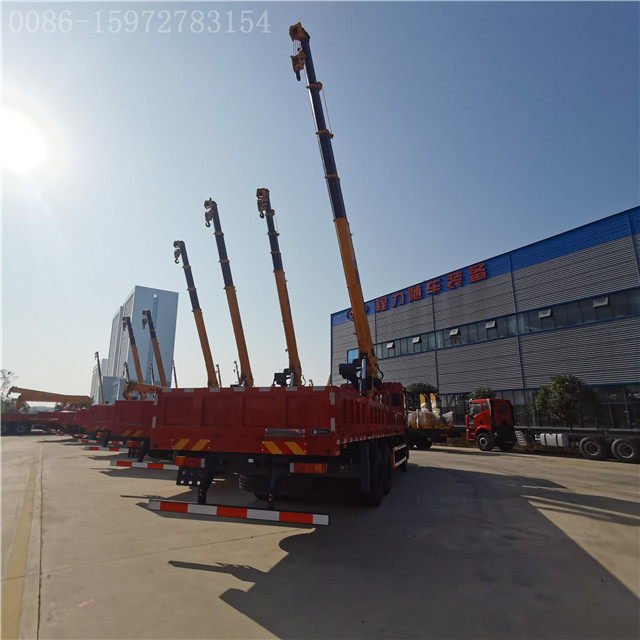 DONGFENG 270HP 6x4 14 tons truck mounted crane