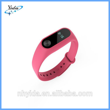 2016 pink smart wireless fitness band for xiaomi mi band 2
