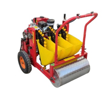 1-6 Rows Garlic Planting Machine Manual Gasoline Tractor Garlic Seeder