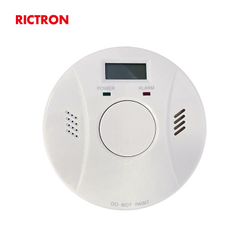 Origin Factory Wholesale 2 in 1 Smoke Sensor Detector LCD Smoke and Carbon Monoxide Combo Fire Alarm