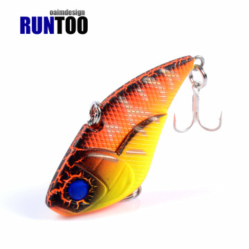 Runtoo Lipless Crankbait VIB Lures for Saltwater & Freshwater Fishing with 3D Eyes