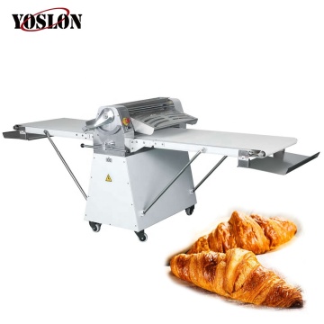 Yoslon YSN-520L Automatic Commercial Pizza and Pastry Equipment - Dough Sheeter for Croissant and Bread Dough