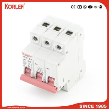 6ka Mini Circuit Breaker with SEMKO KNB1-63 4P