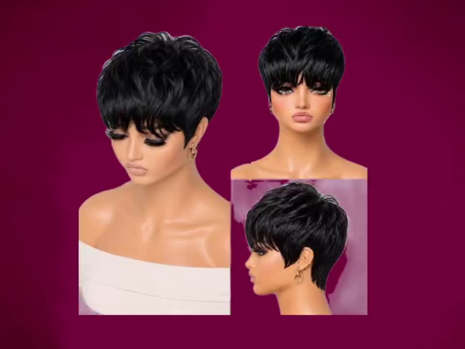 Ultra Comfort Pixie Cut Human Hair Wig