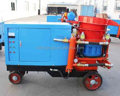 Concrete Injection and Spraying Equipment: Shotcrete and Dry-Wet Mix Machines