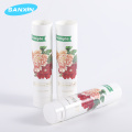 cosmetic plastic packaging collasible body lotion tube