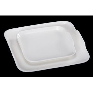 Durable porcelain , microwave and oven safe charge plate set