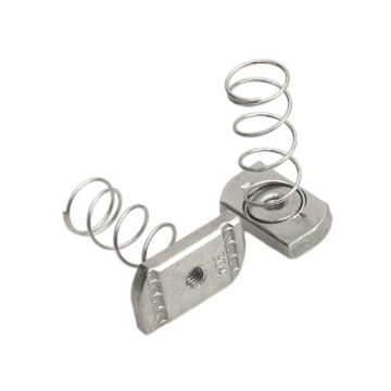 High-Quality Heavy Duty Stainless Steel Wing Square Nuts with M6-M12 Thread Size and Polished Passivated Finish for Water Treatment Applications in Carbon Steel