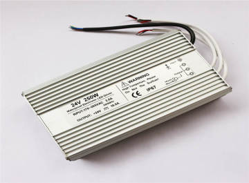 250W LED Driver Waterproof IP65 85-265VAC