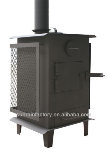 steel plate wood burning modern stove(DL013)