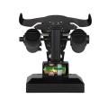 Bull Head Mode Flip Desk Clock With Lights